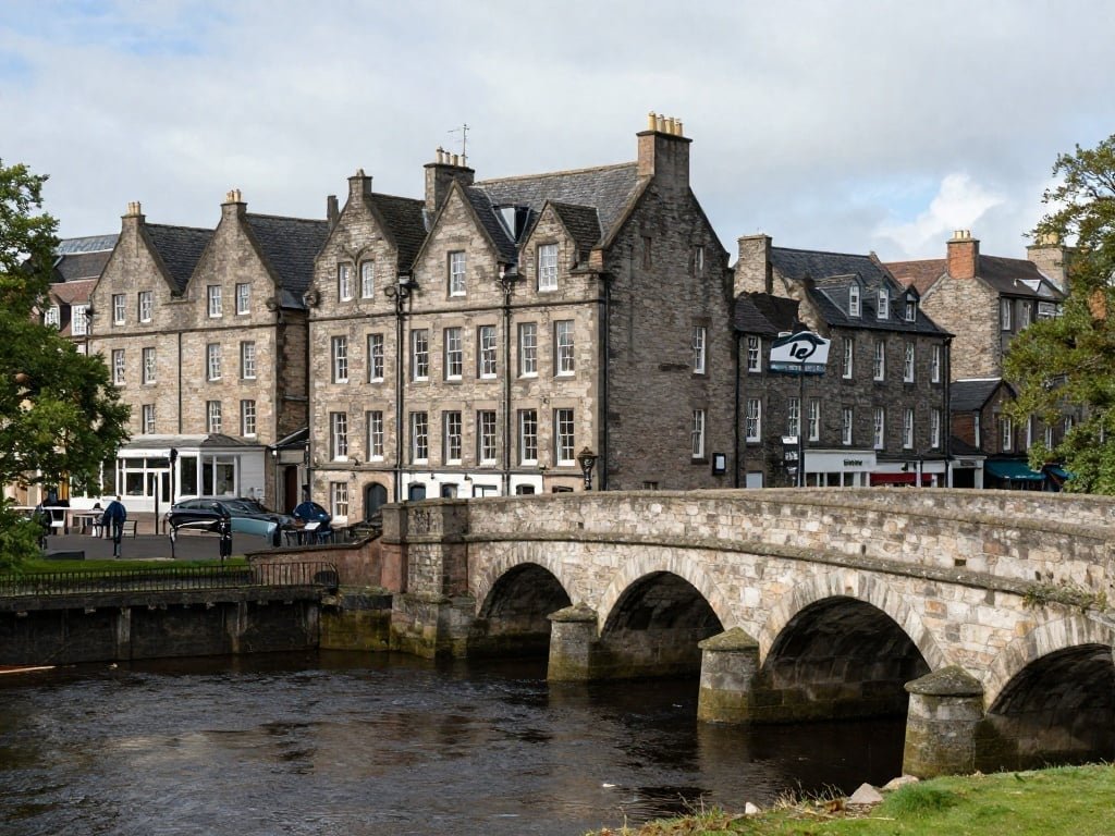 Ayr riverside town and properties