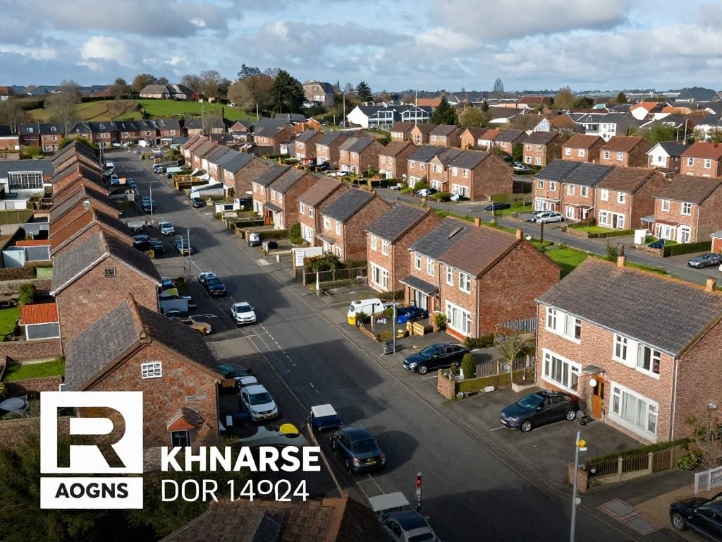Coatbridge suburban residential streets