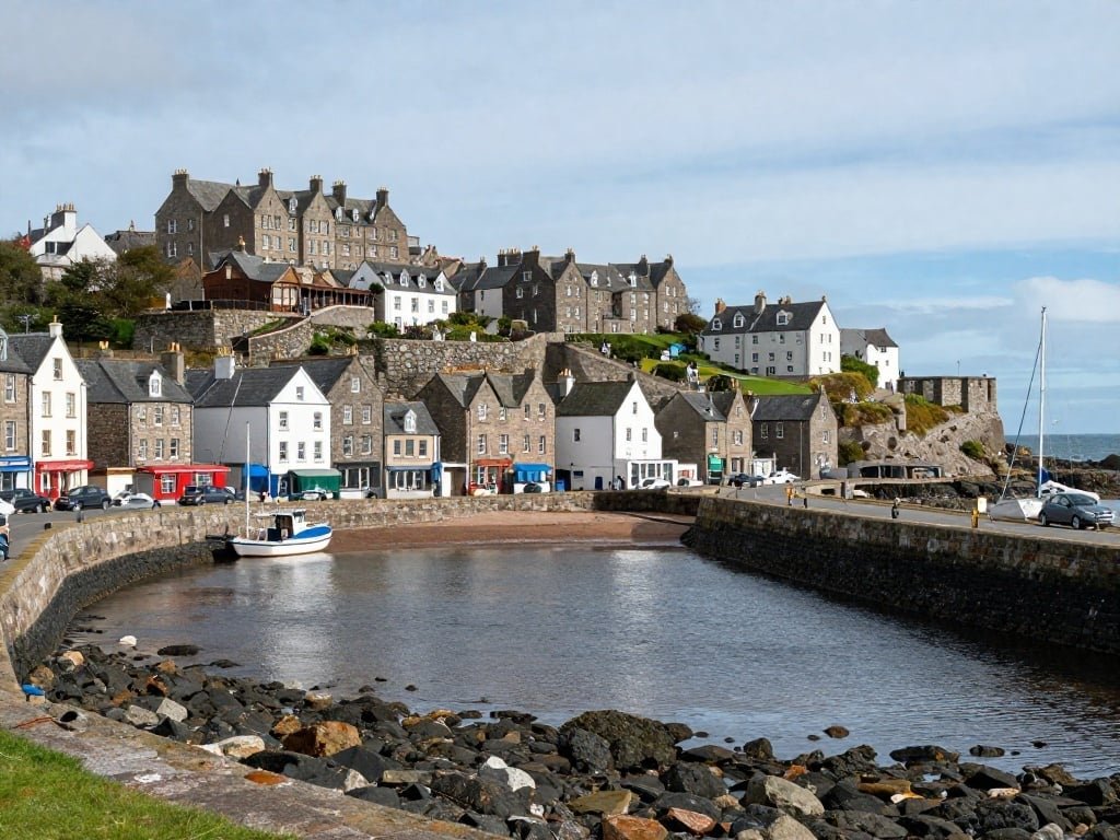 Greenock port and waterfront properties